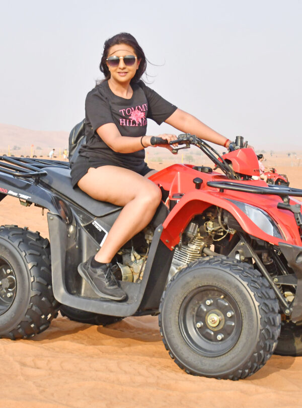 dune bashing quad bike safari